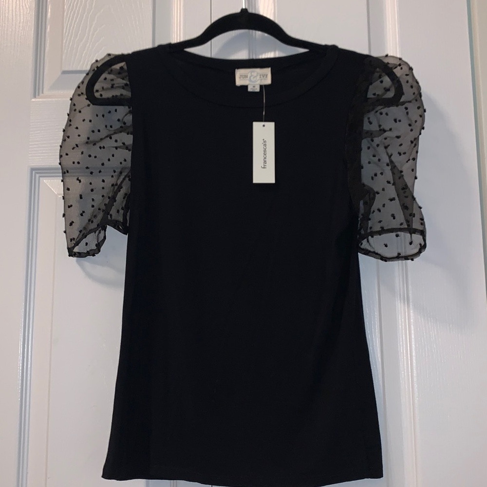 Puff sleeve top